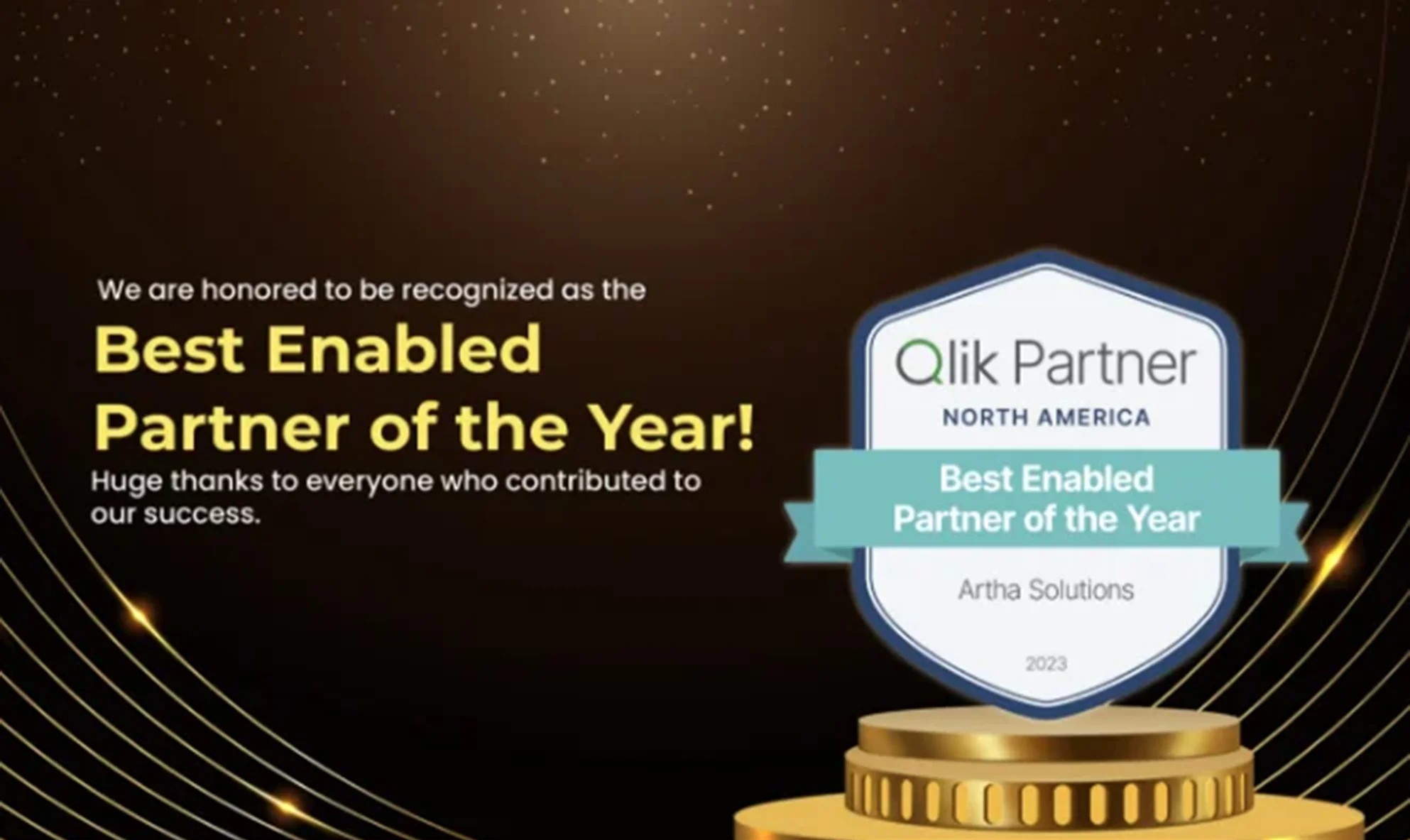 Qlik Best Enabled Partner Recognition