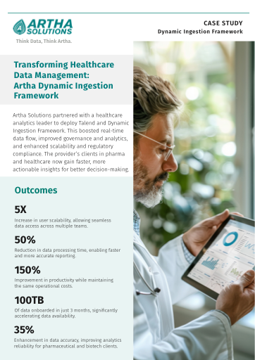Scalable Talend and DIF for 100+ TB Healthcare Datasets