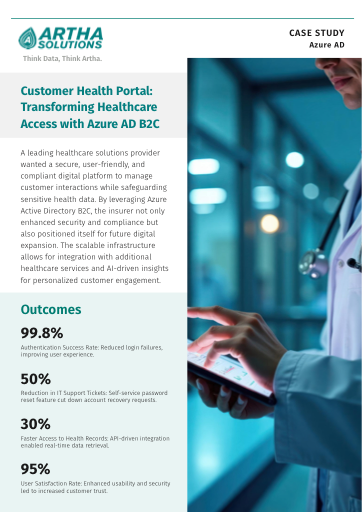 Secure and Compliant Portal for Healthcare Customer Interactions