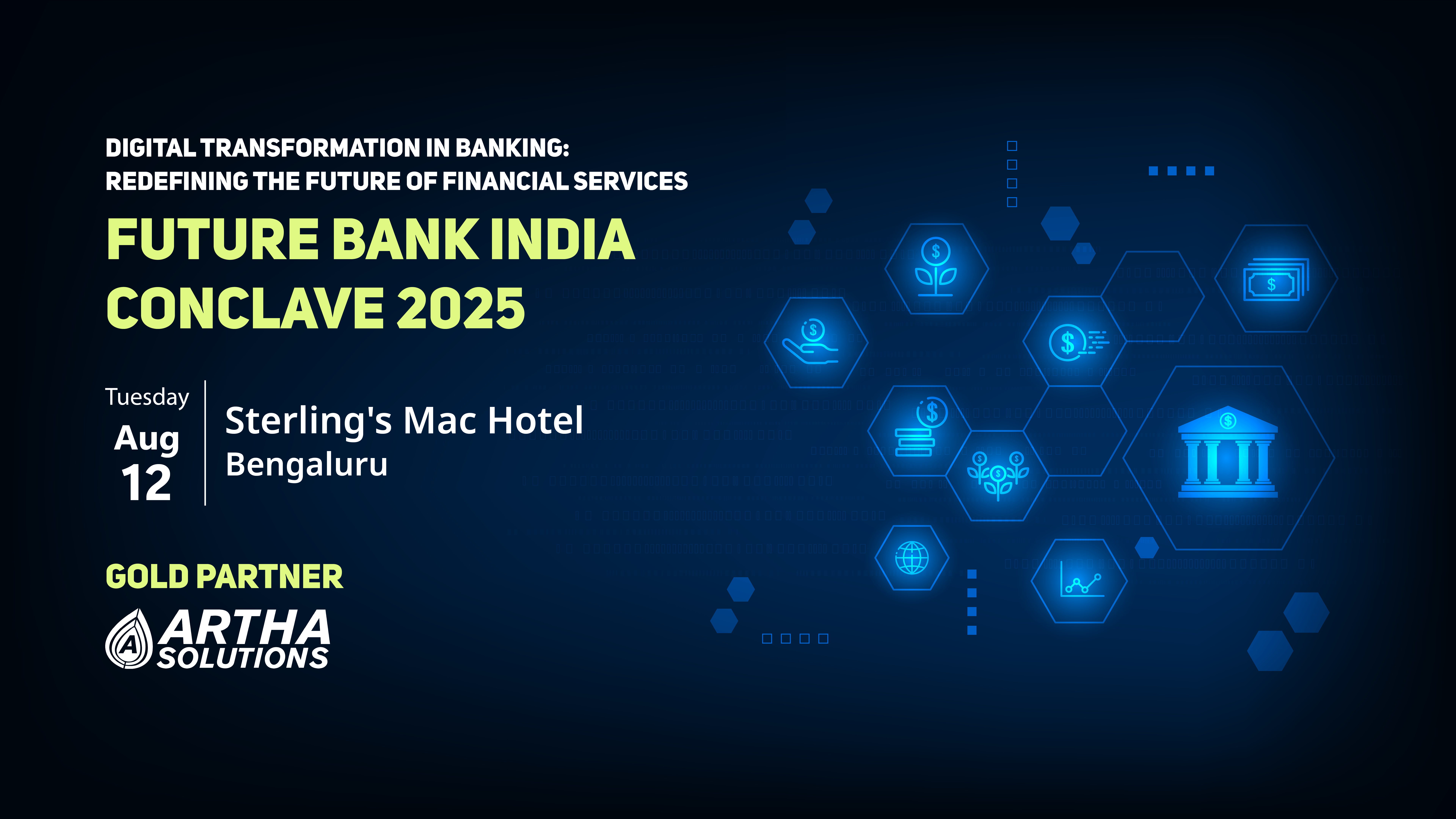 Artha Solutions is proud to be a Gold Sponsor of the Future Bank India Conclave 2025