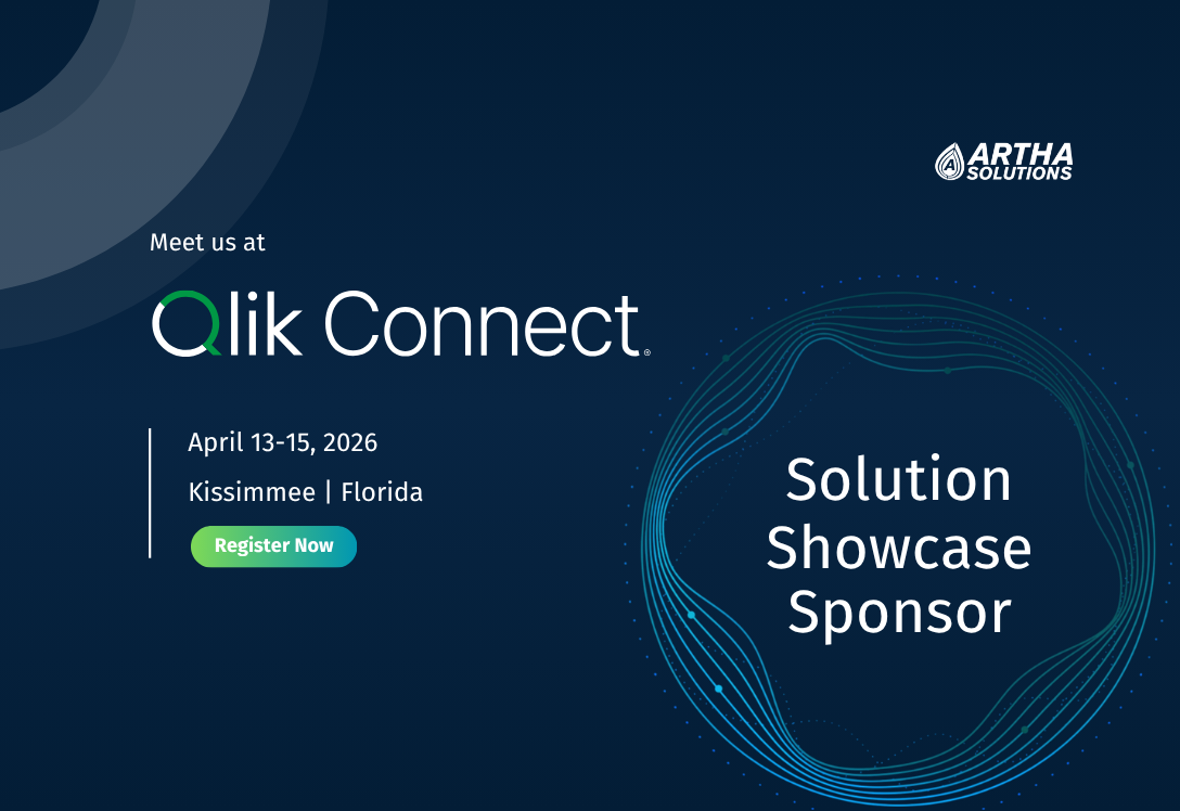 Artha Solutions Proud Sponsor of Qlik Connect 2026
